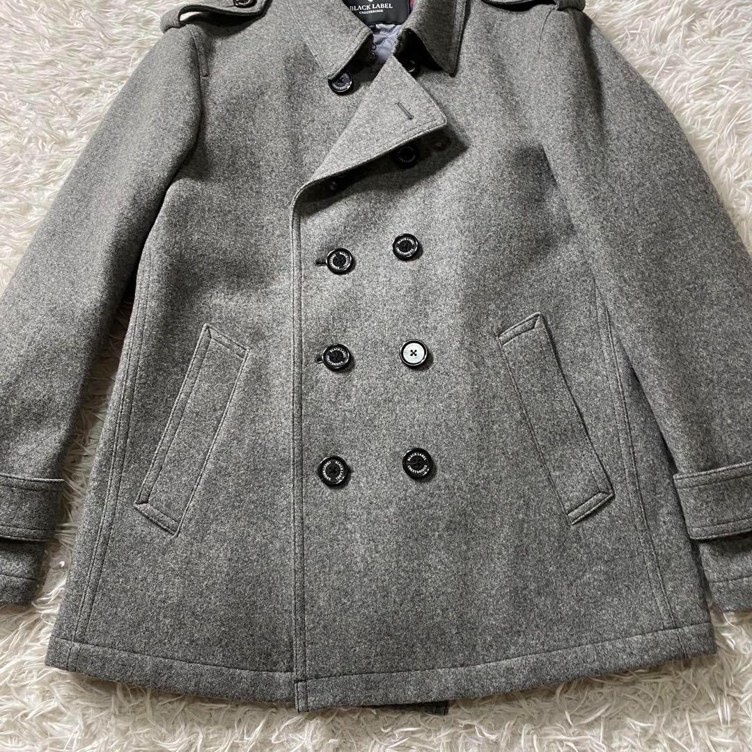 【極美品】ブラックレーベルクレストブリッジ　ウールコート　ダブル　キルティング
