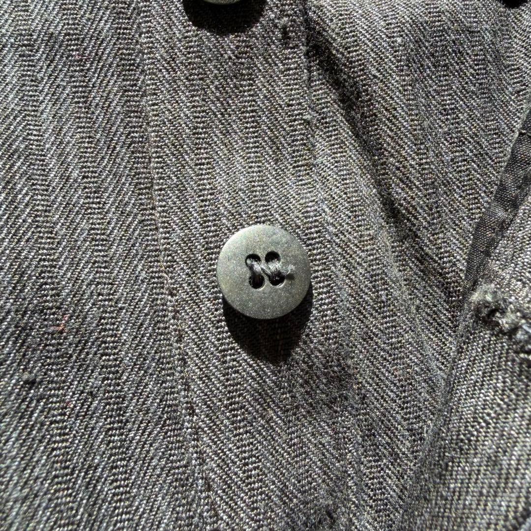 70s ヴィンテージ イタリア製 コットンパンツ デッドストック ワンタック L