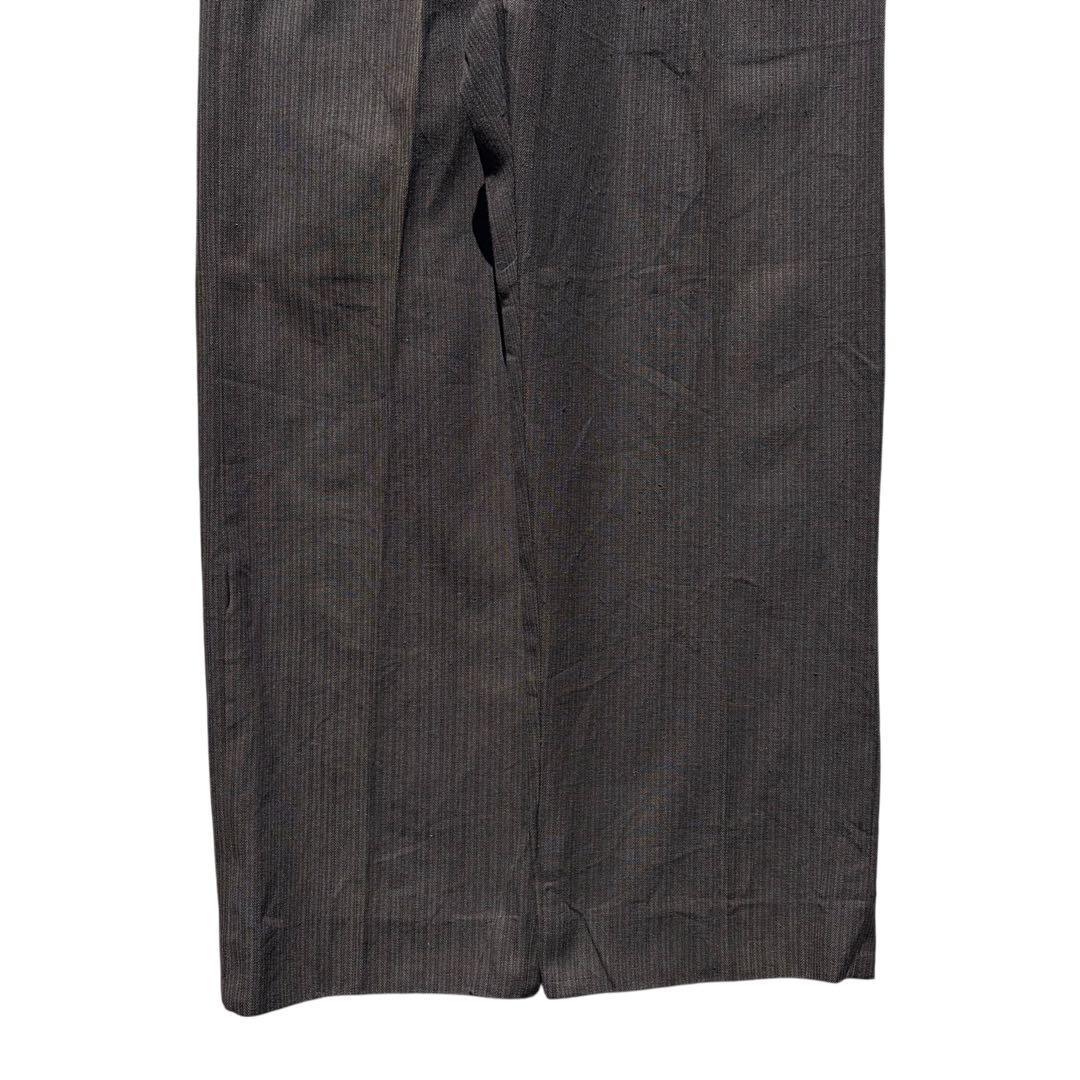 70s ヴィンテージ イタリア製 コットンパンツ デッドストック ワンタック L