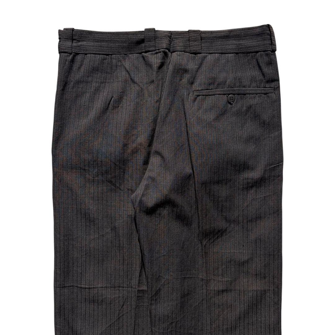 70s ヴィンテージ イタリア製 コットンパンツ デッドストック ワンタック L