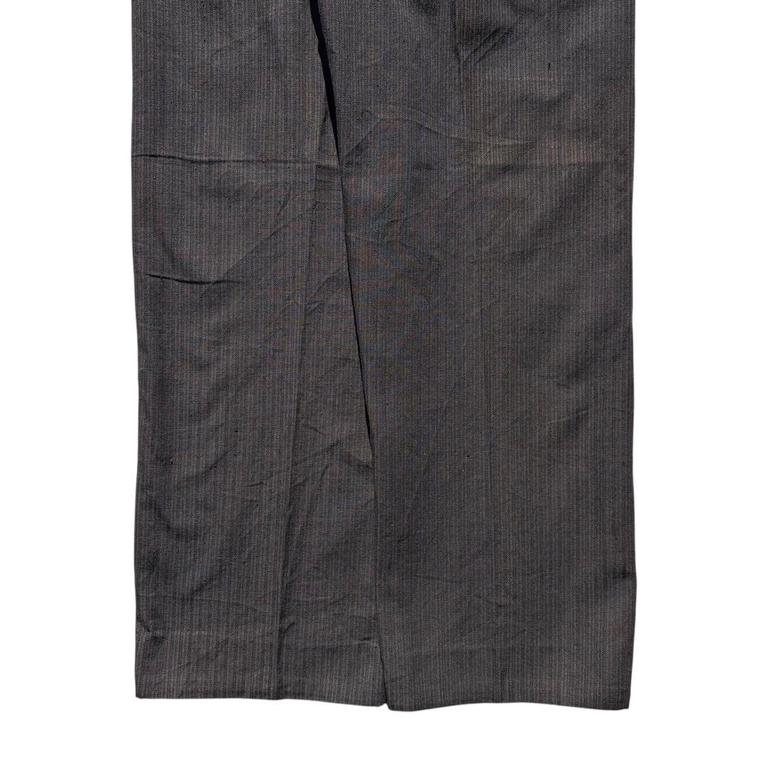 70s ヴィンテージ イタリア製 コットンパンツ デッドストック ワンタック L