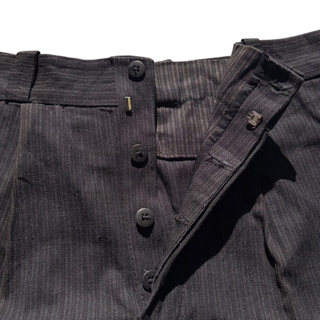 70s ヴィンテージ イタリア製 コットンパンツ デッドストック ワンタック L