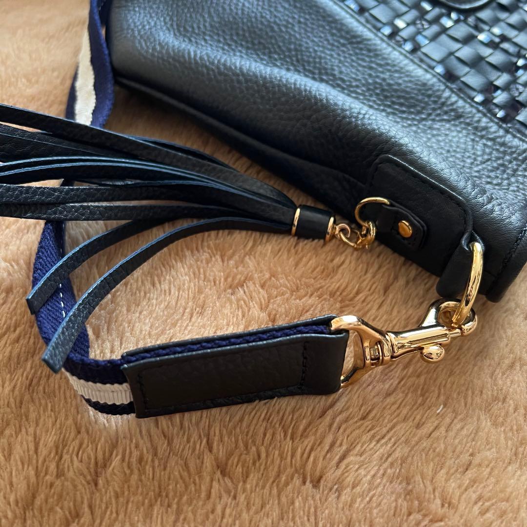 【極美品】ATAO キャンディ ルーク ショルダーバッグ ネイビー