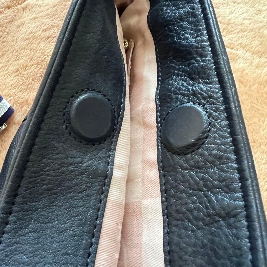 【極美品】ATAO キャンディ ルーク ショルダーバッグ ネイビー