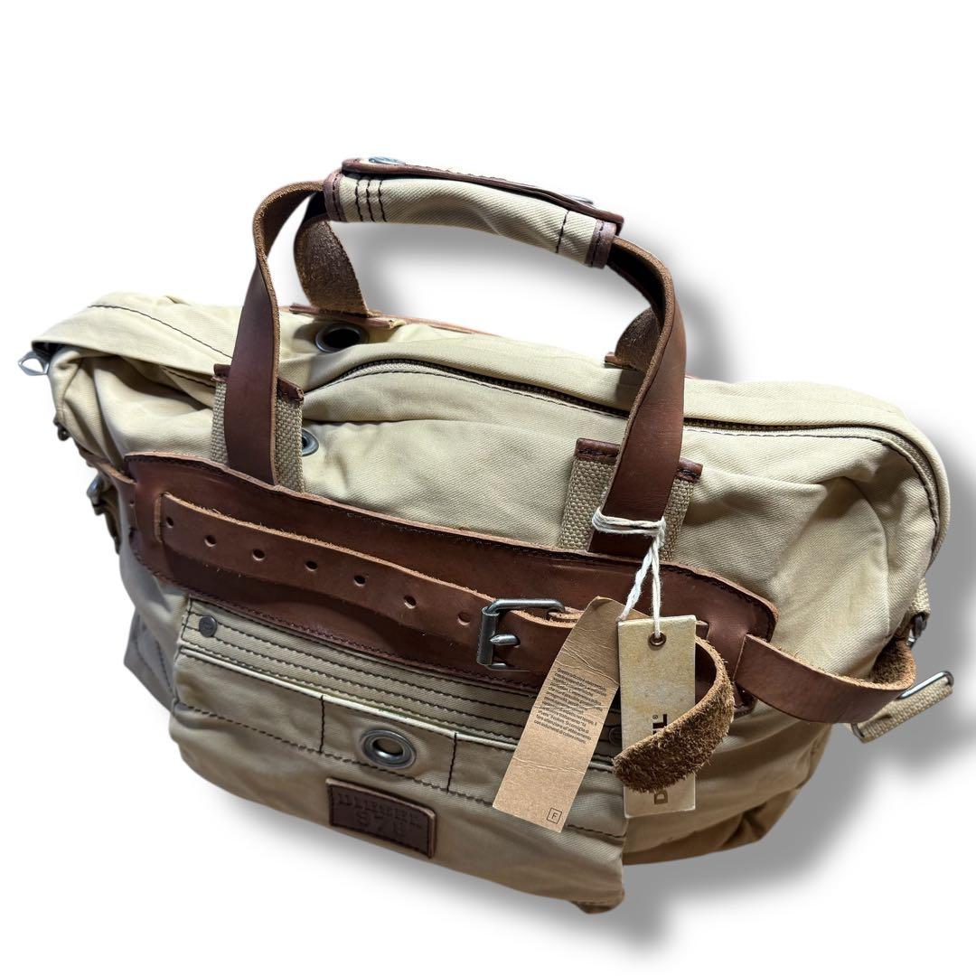 専用出品ですDIESEL★未使用ミリタリーボストンバッグ ディーゼル カーキ