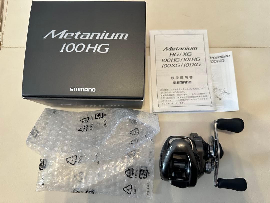 【gac】23メタニウム100 HG RIGHT シマノ　ベイトリール