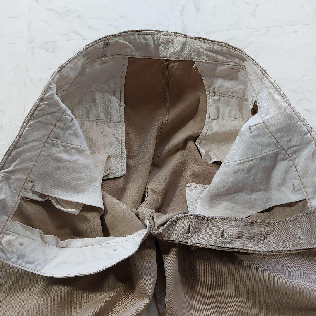 40s 米軍実物 US ARMY M-41 41カーキ チノパン ヴィンテージ