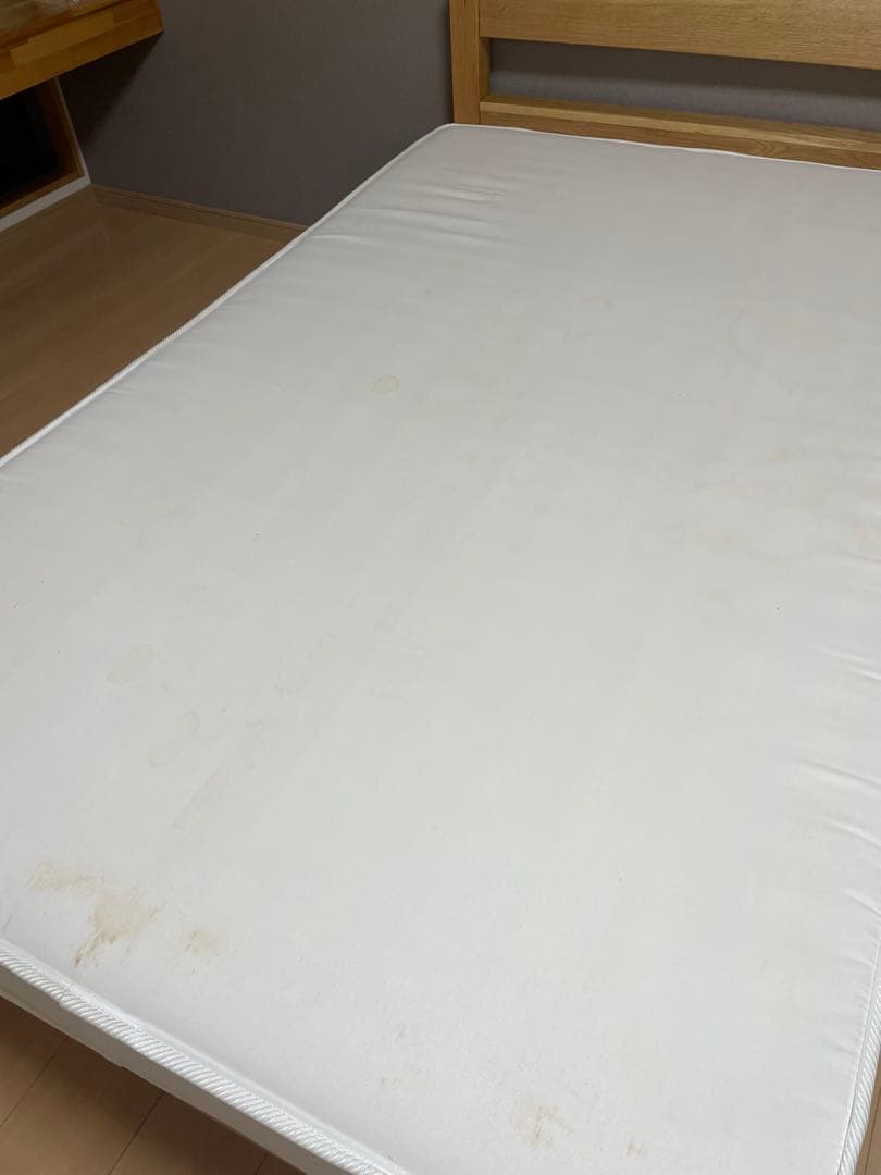 【直接引渡し限定】無印良品　木製　セミダブルベッド　フレーム、マットレス