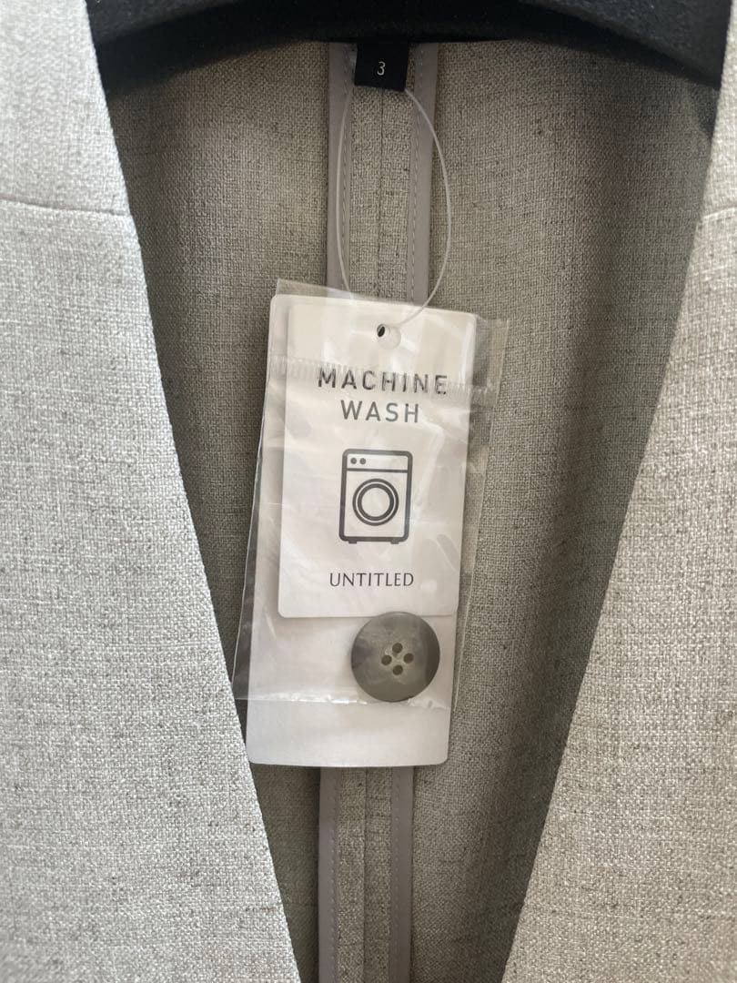 UNTITLED ノーカラージャケット