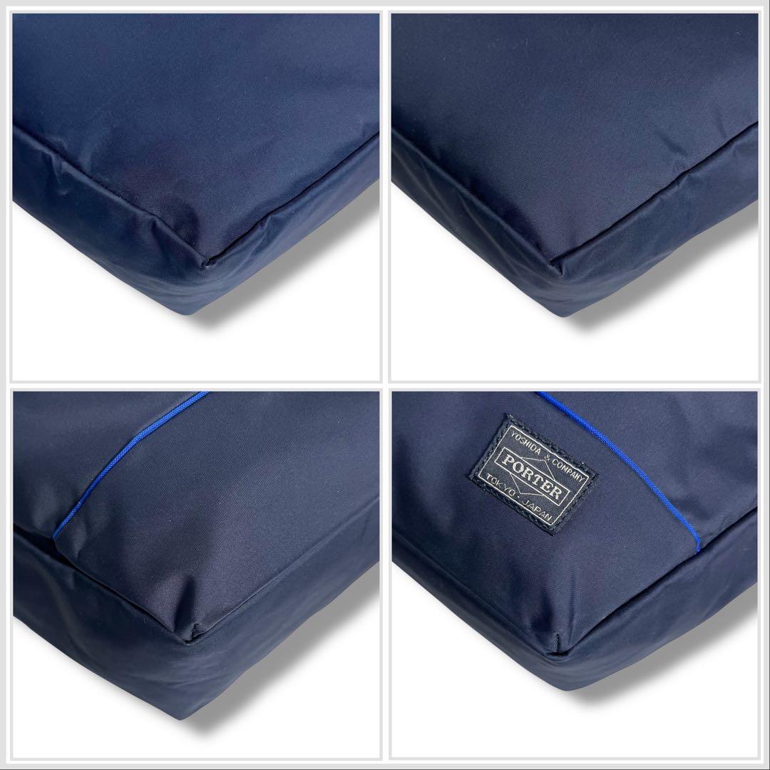 美品　PORTERGIRL ポーターガール ムース ショルダー L ネイビー