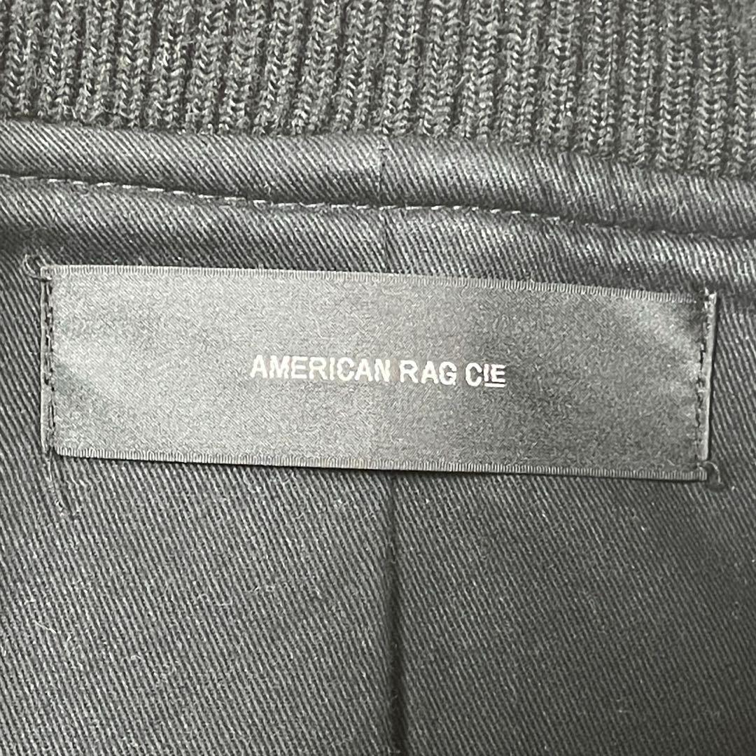 AMERICAN RAG CIE 袖革 牛革 スタジャン アメリカンラグシー