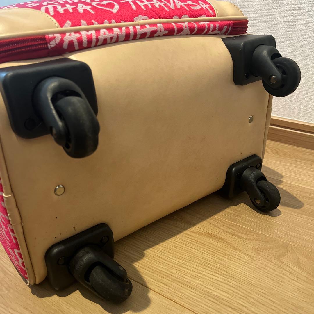 SAMANTHA THAVASA ロゴプリントキャリーケース 機内持ち込みOK！