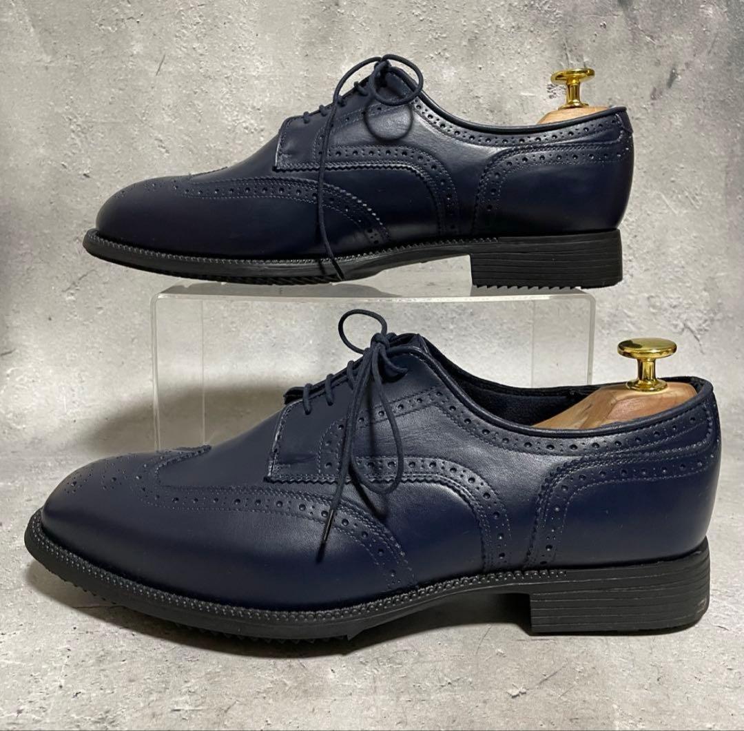 美品　リーガル　REGAL （24） レインシューズ　ウィングチップ　メダリオン