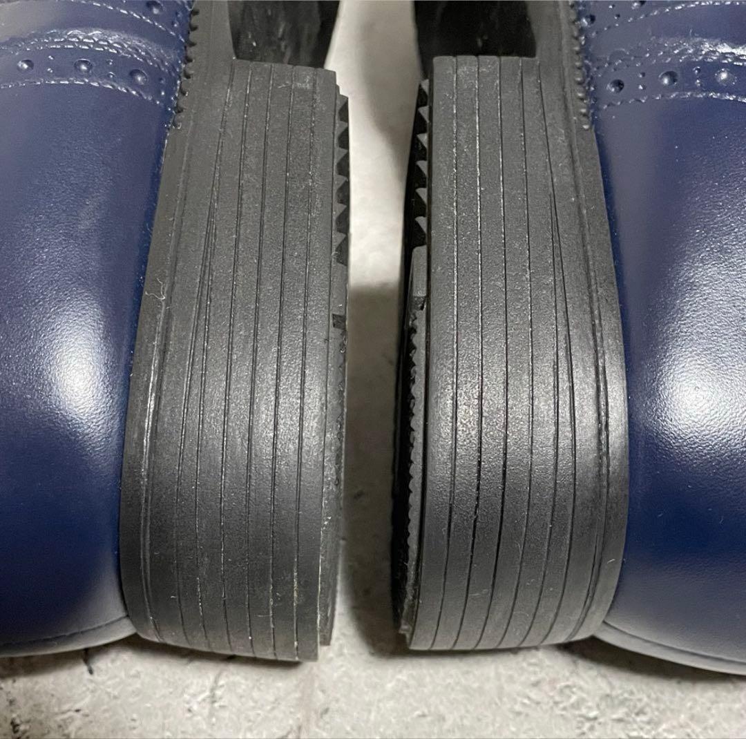 美品　リーガル　REGAL （24） レインシューズ　ウィングチップ　メダリオン