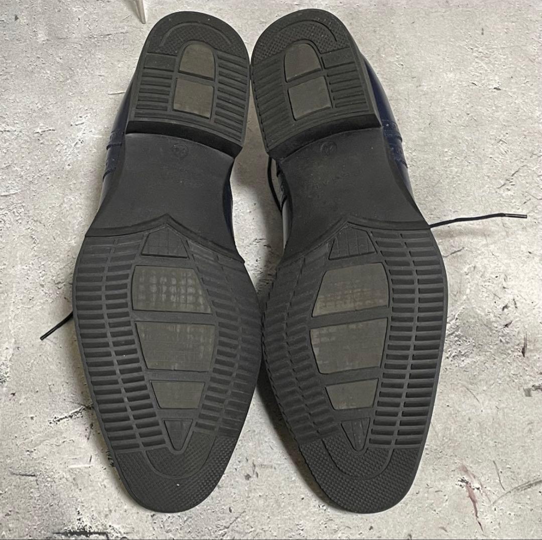 美品　リーガル　REGAL （24） レインシューズ　ウィングチップ　メダリオン