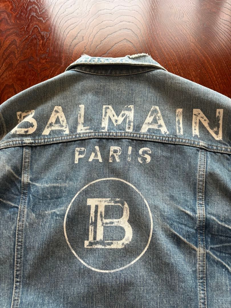 BALMAIN デニムジャケット ライトブルー