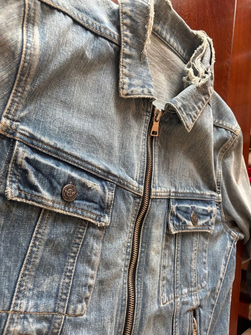 BALMAIN デニムジャケット ライトブルー