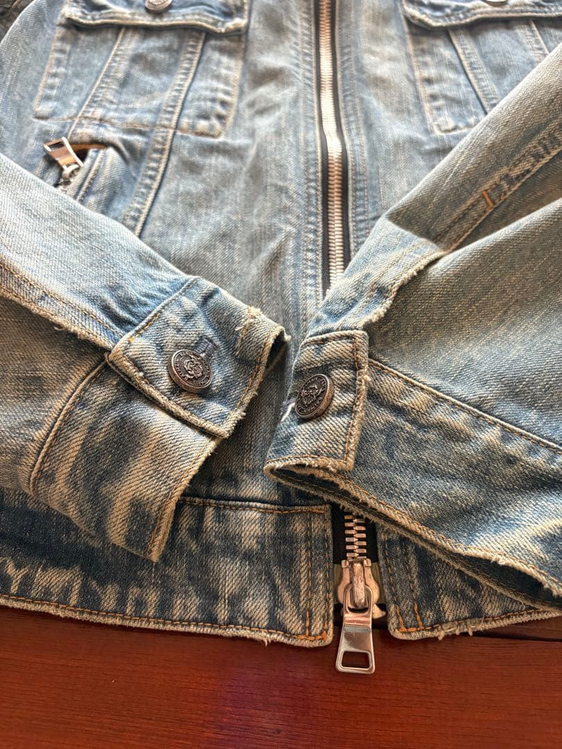 BALMAIN デニムジャケット ライトブルー