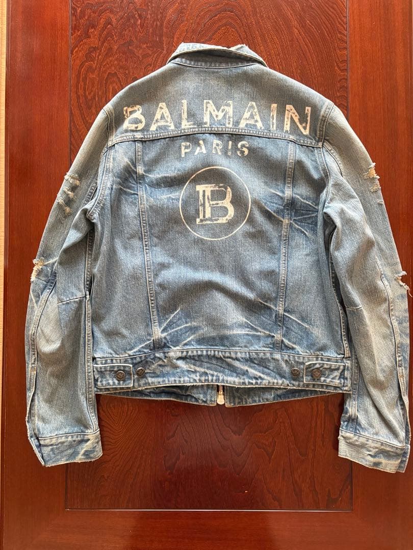 BALMAIN デニムジャケット ライトブルー