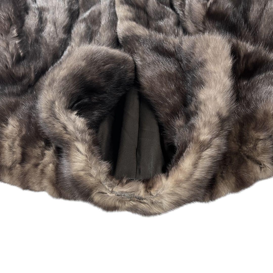 【唯一無二】ロシアンセーブル ファーコート 毛並◎ ボリューム◎ 毛艶 ◎