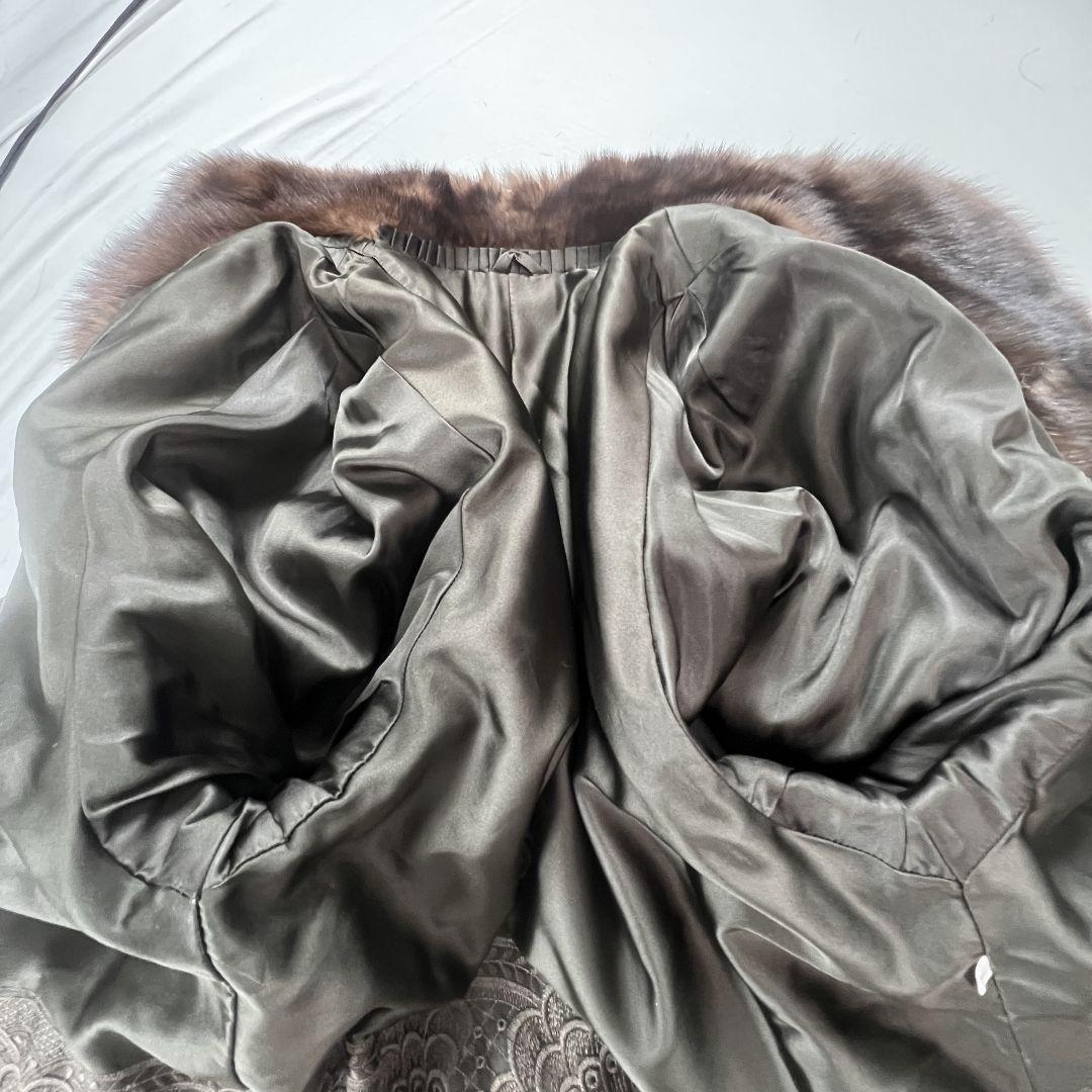 【唯一無二】ロシアンセーブル ファーコート 毛並◎ ボリューム◎ 毛艶 ◎