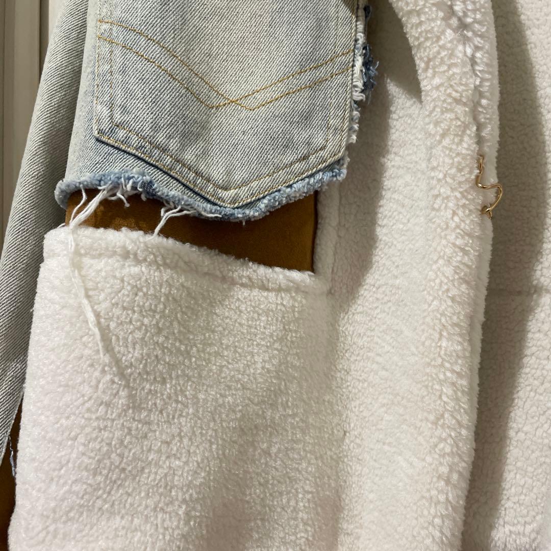 Eimee Law ボアドッキングデニムジャケット