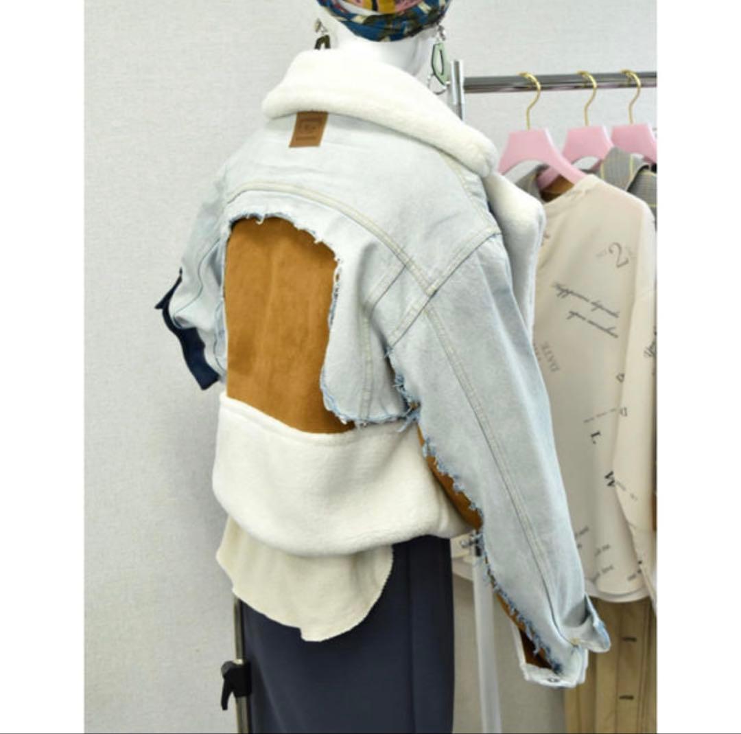 Eimee Law ボアドッキングデニムジャケット