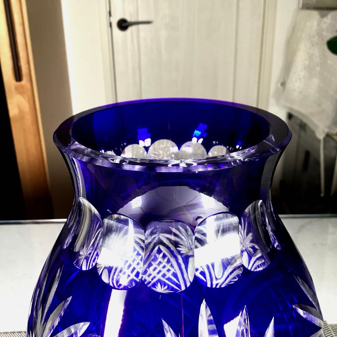 江戸切子　花瓶