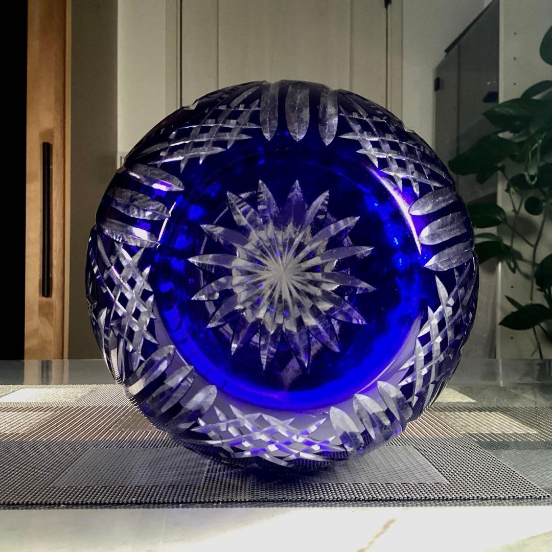 江戸切子　花瓶