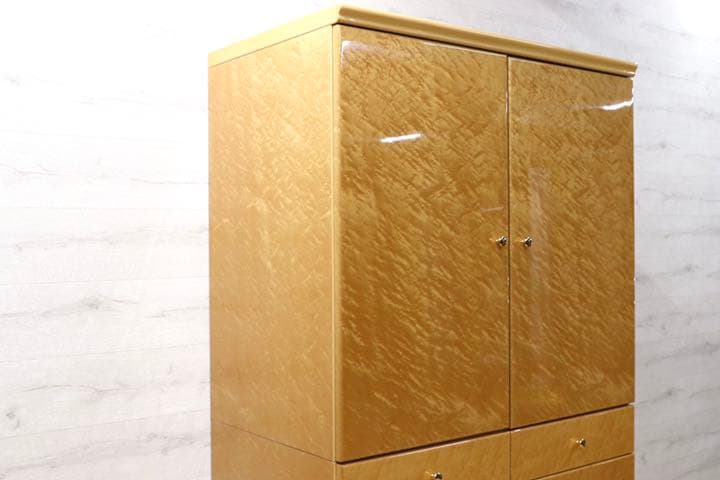 GMEH66○井上木工所 府中 最高級 ワードローブ 洋服箪笥 洋タンス 和箪笥