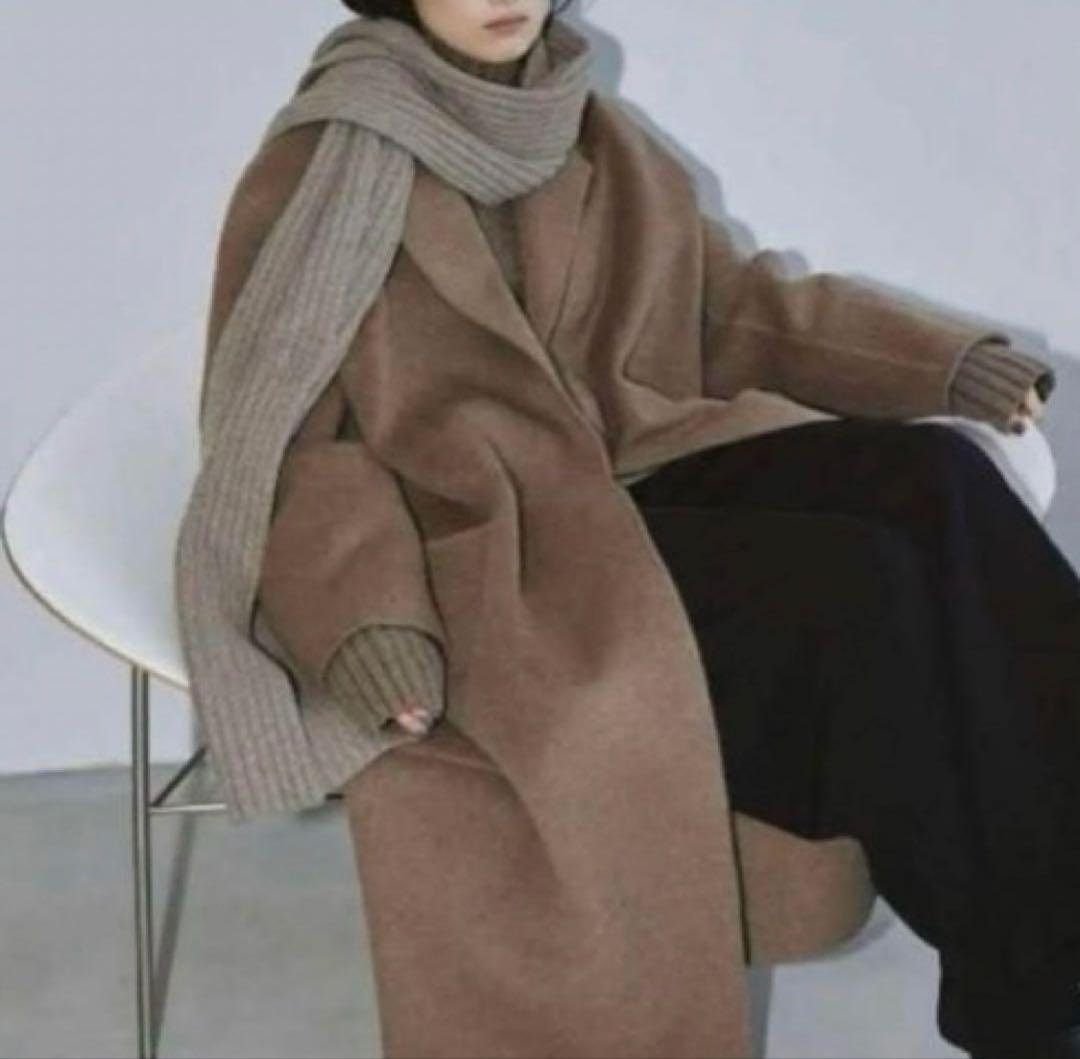 値下げ⭐️TODAYFUL wool over coat 36 モカ