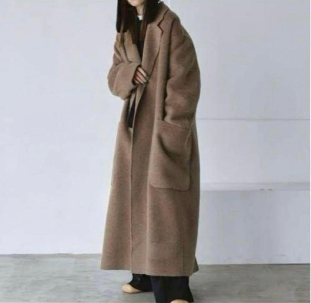 値下げ⭐️TODAYFUL wool over coat 36 モカ