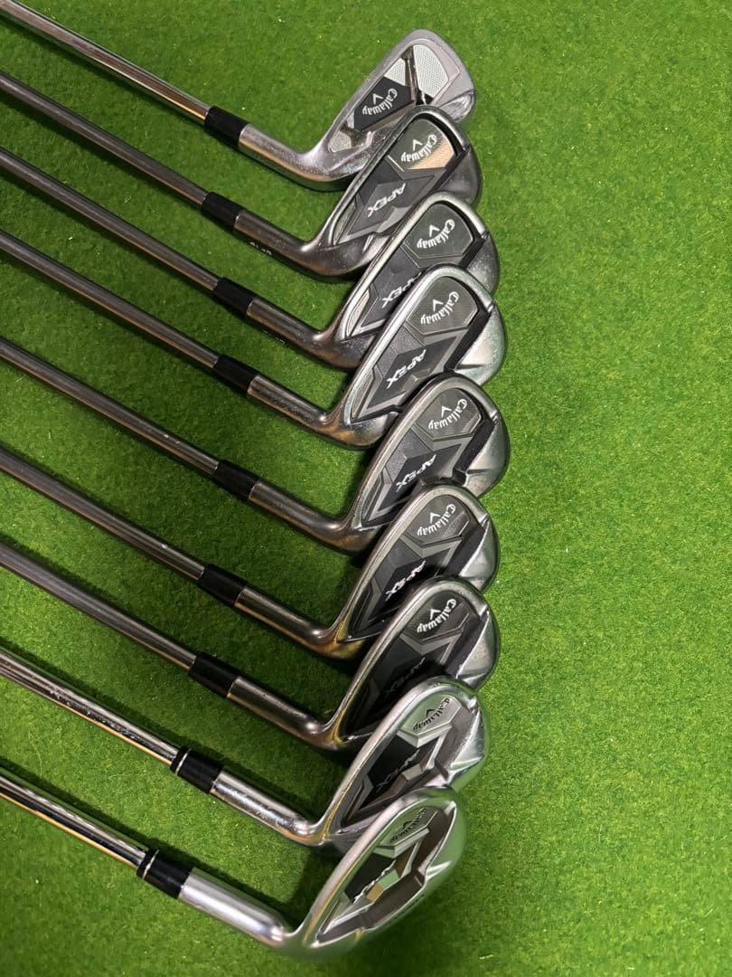 キャロウェイapex2019ブラックシャフト&AW、SW +4番（9本セット）