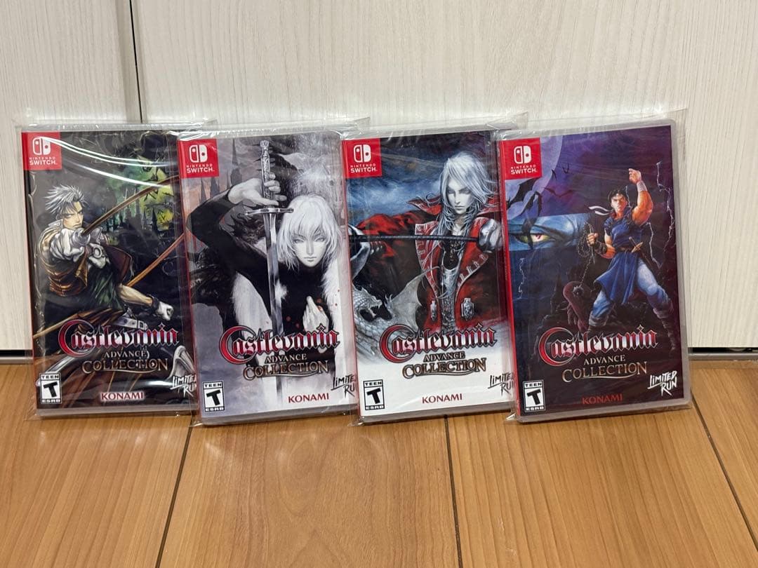 悪魔城ドラキュラ　アドバンス　コレクション 4本セット