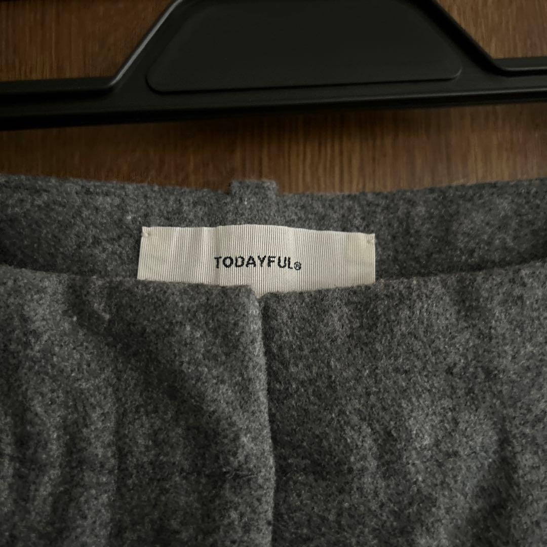 TODAYFUL ウールペインターパンツ36 グレー