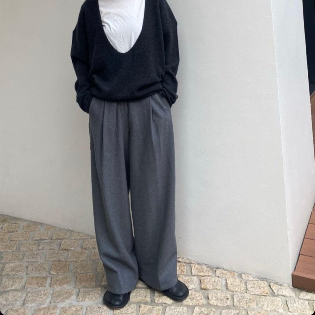 TODAYFUL ウールペインターパンツ36 グレー