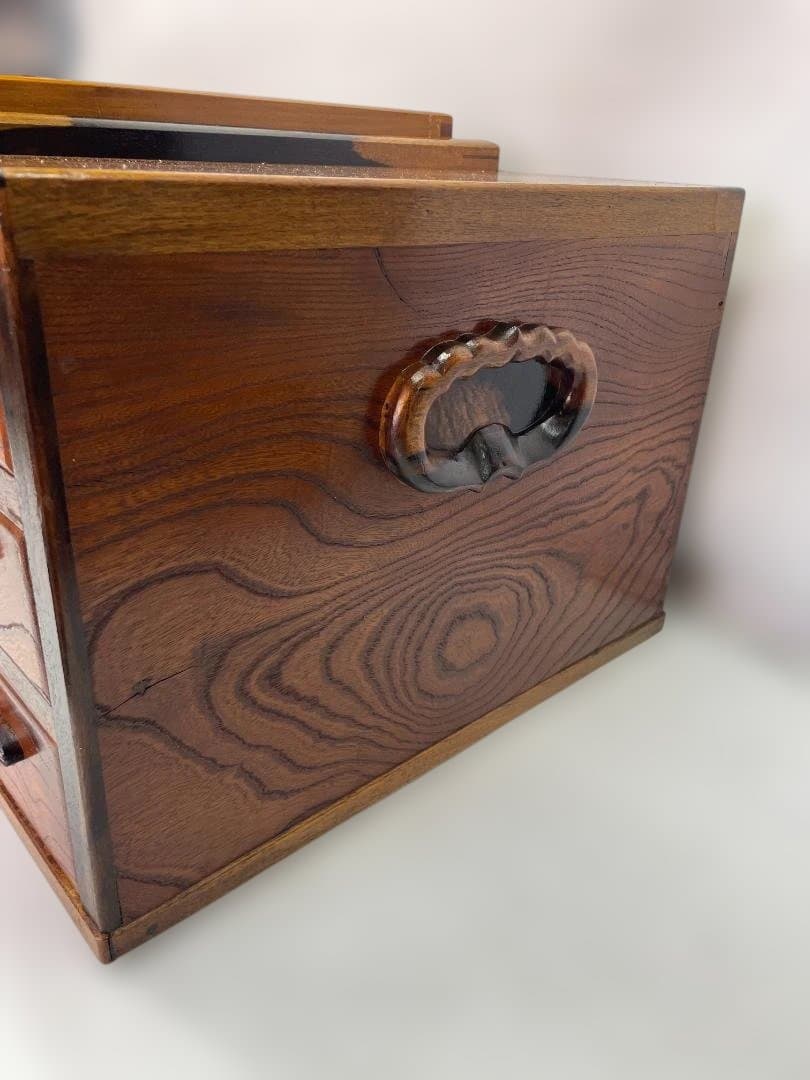 譚*理様 未使用？　火鉢 　引き出し付き　　12c100