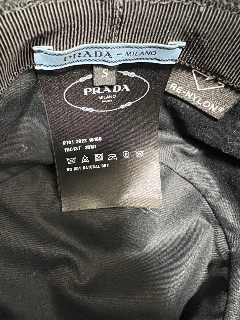 PRADA バケットハット Sサイズ RE-NYLON