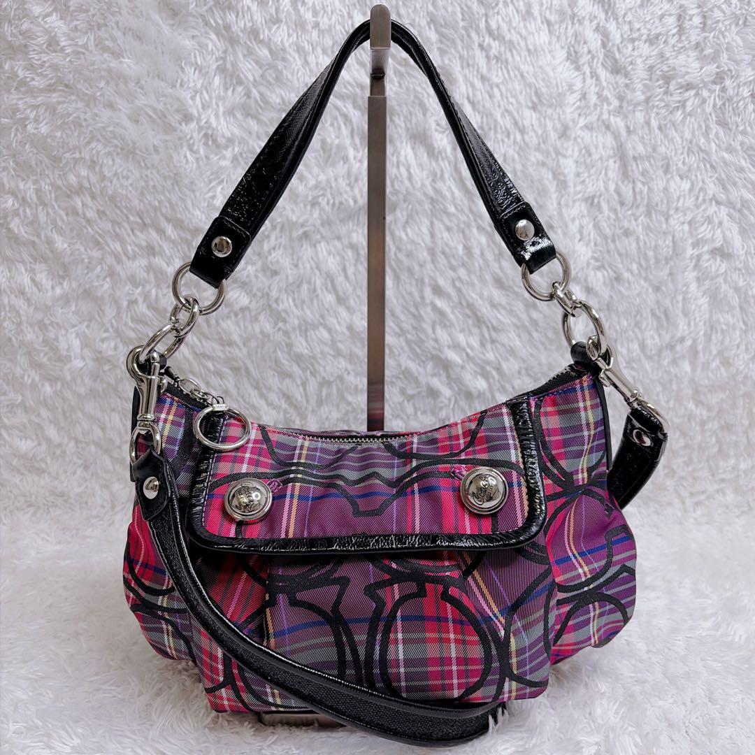 バッグ Coach 2way POPPY Shoulder Bag y2k