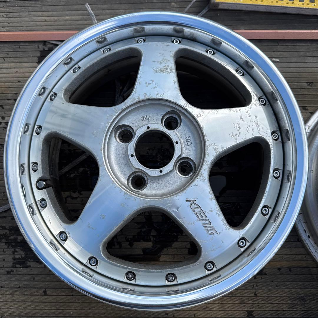 く*様 希少　ケーニッヒ15インチ　2本　5.5j