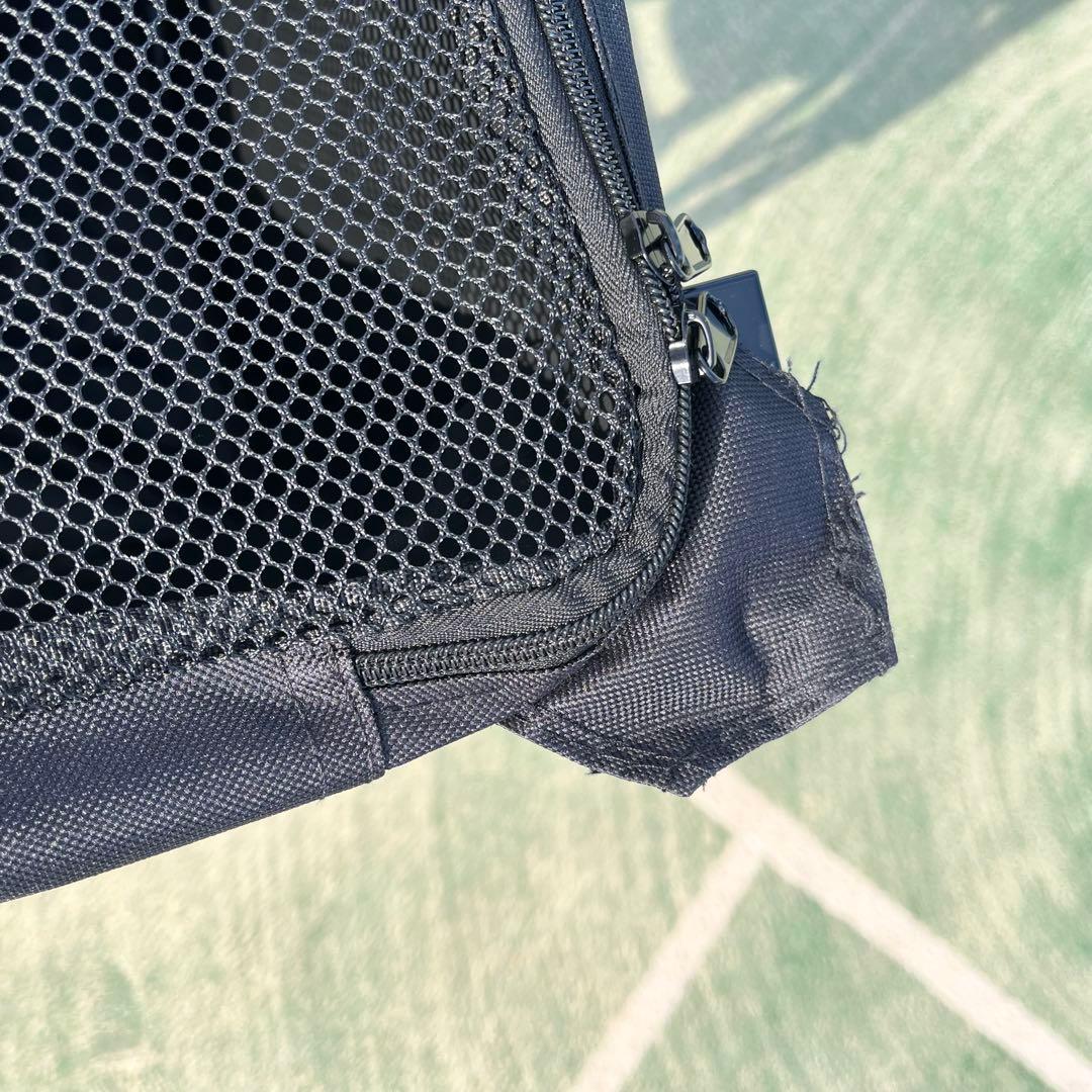 【美品】折りたたみ式 テニスボールバスケット キャスター付き ブラック　カート