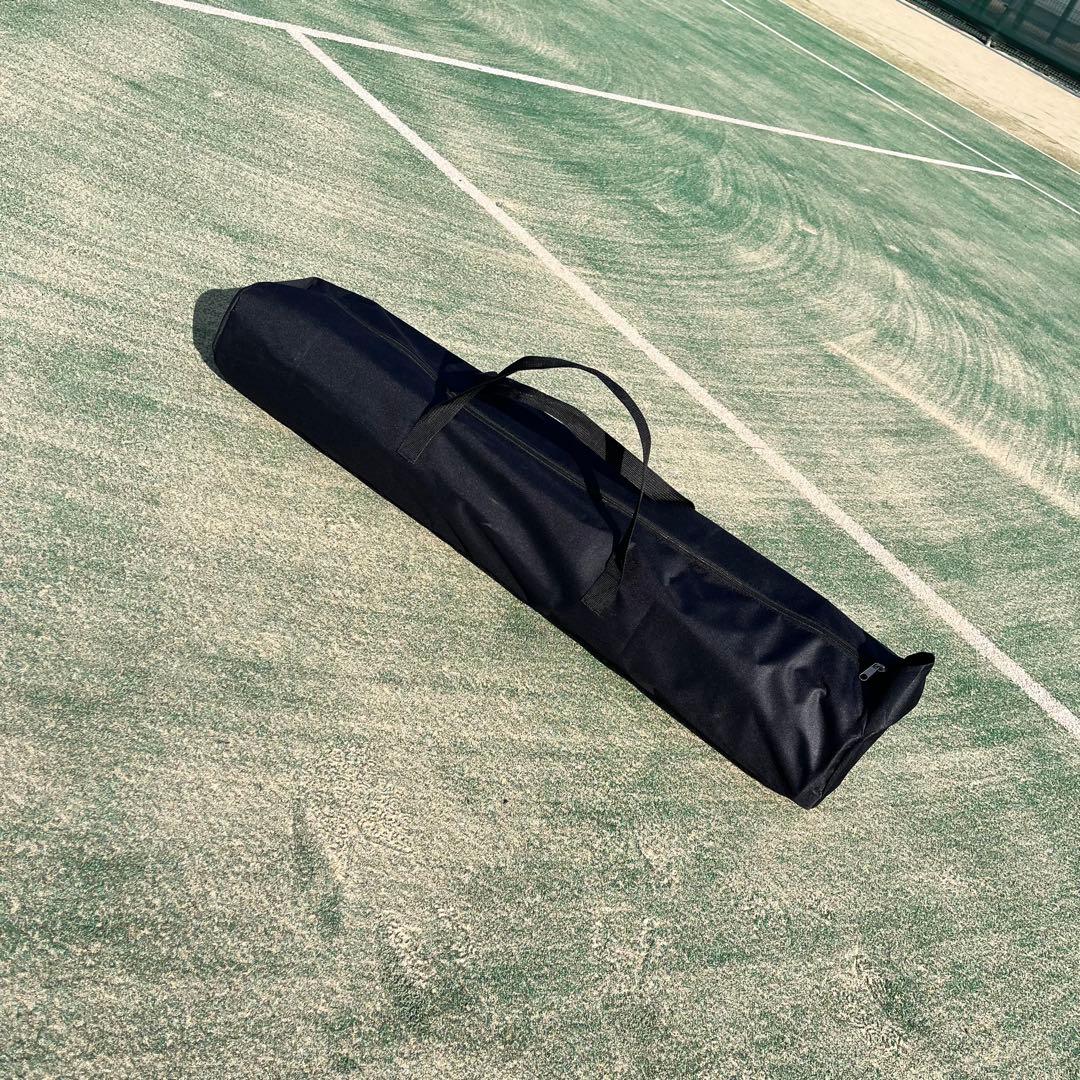 【美品】折りたたみ式 テニスボールバスケット キャスター付き ブラック　カート