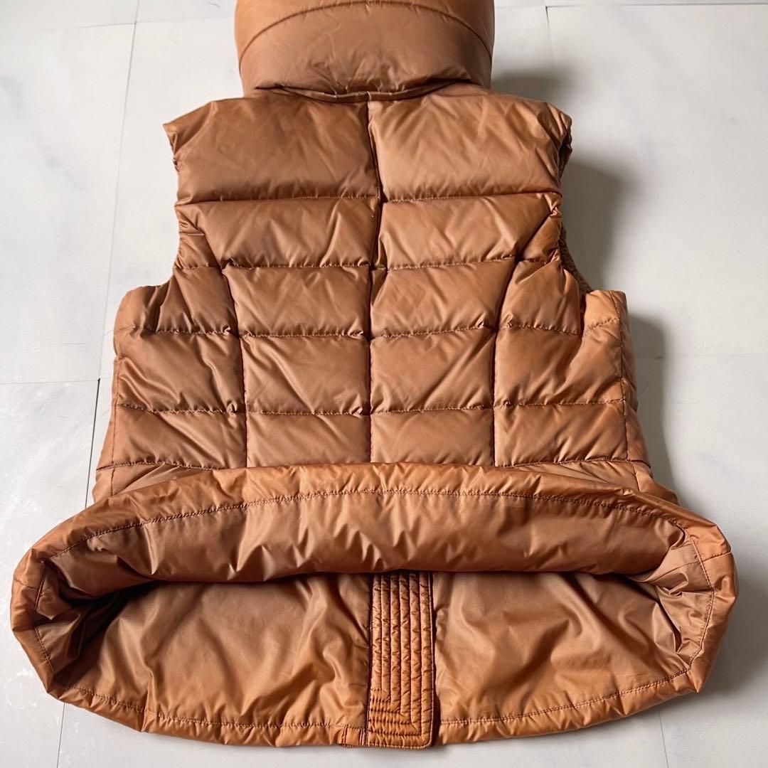 希少✨ バーバリーロンドン ダウンベスト ノバチェック サイズ44 ぺプラム