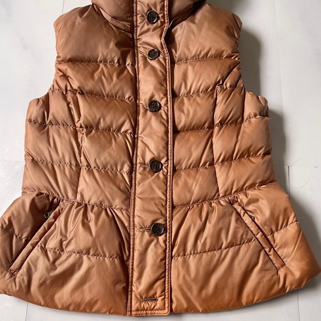 希少✨ バーバリーロンドン ダウンベスト ノバチェック サイズ44 ぺプラム