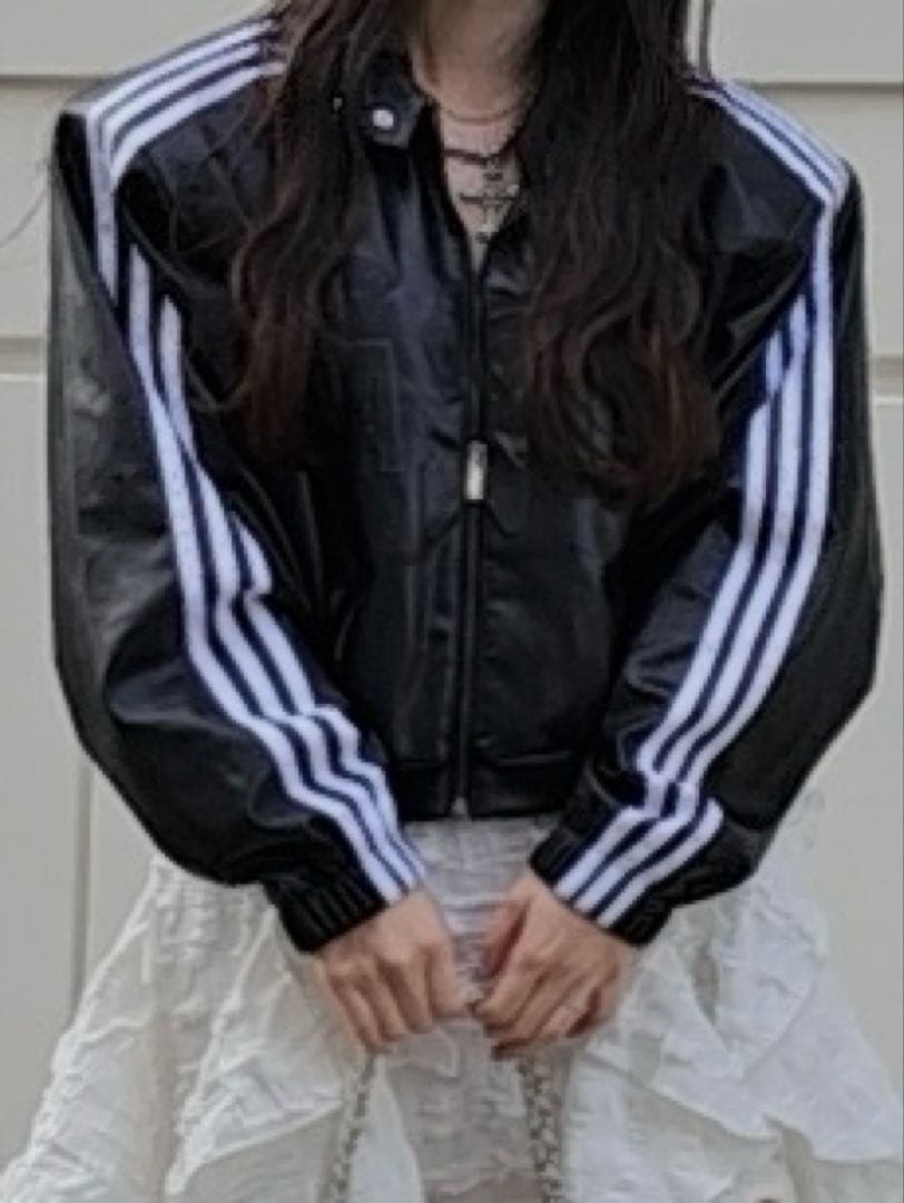 adidasバイカージャケット