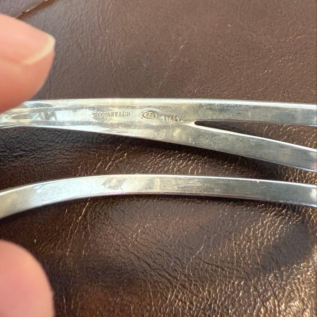 ⭐︎美品⭐︎ティファニー ダイアゴナルバングル 925