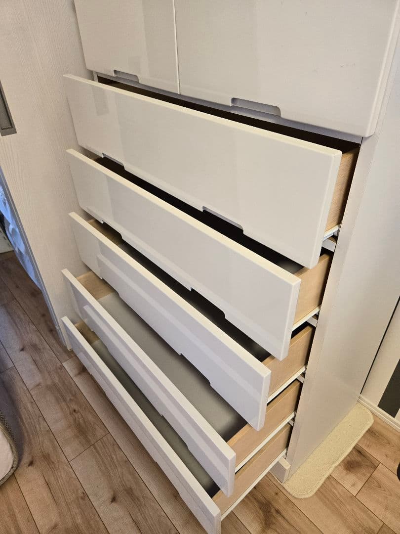 ニトリ ハイチェスト 6段 ホワイト