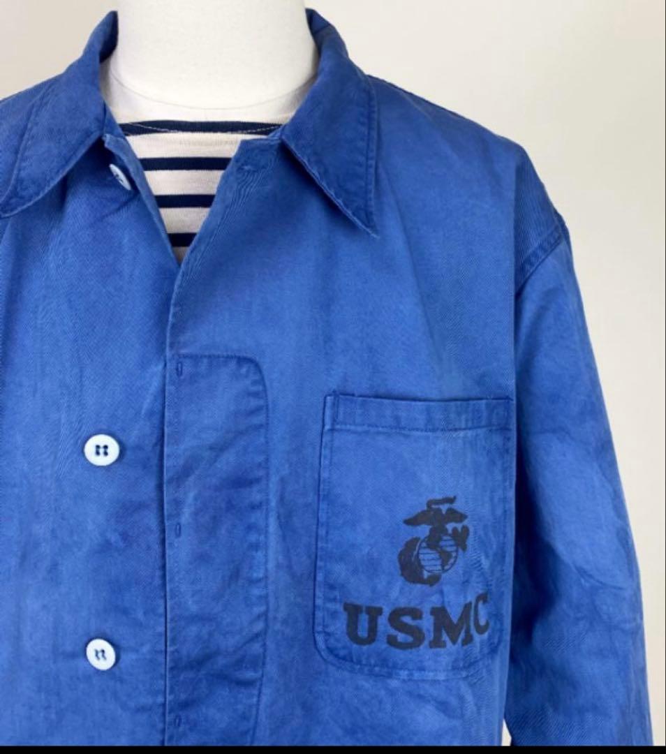 1950’s USMC FOOD HANDLER JACKET インディゴ染め