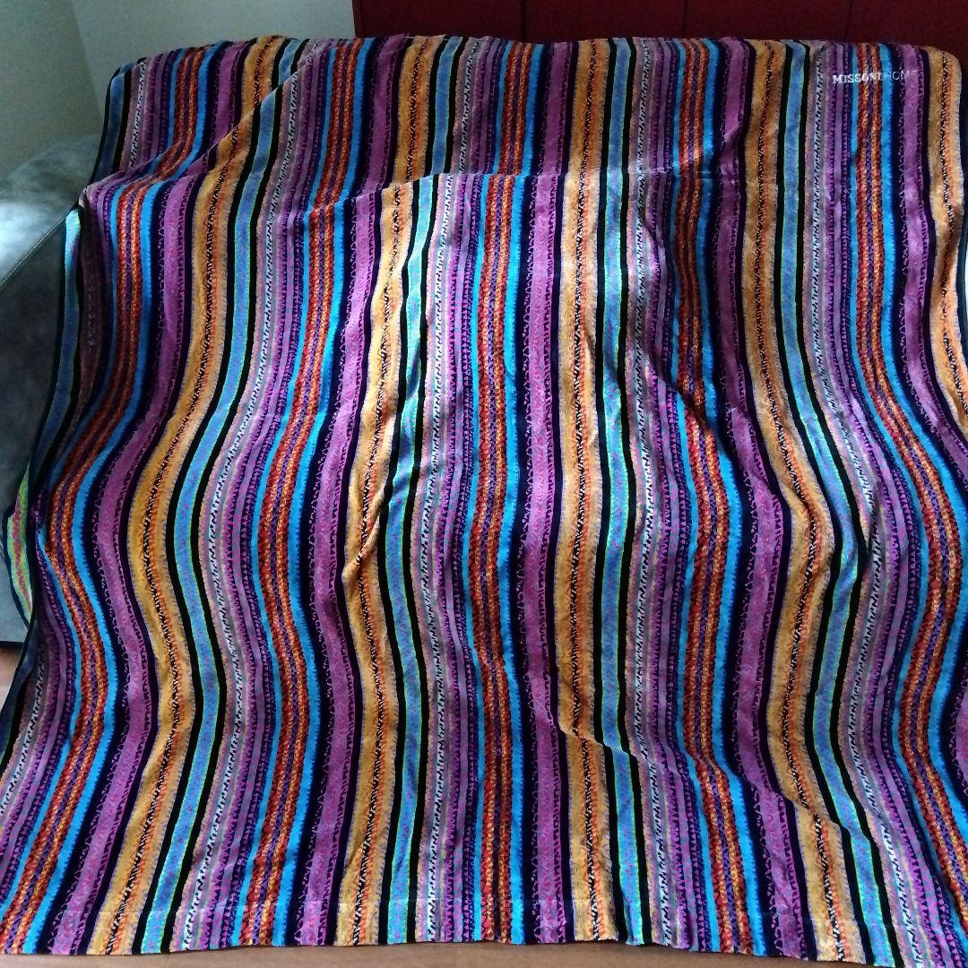 ミッソーニ　タオルケット　180✕210cm　綿100%