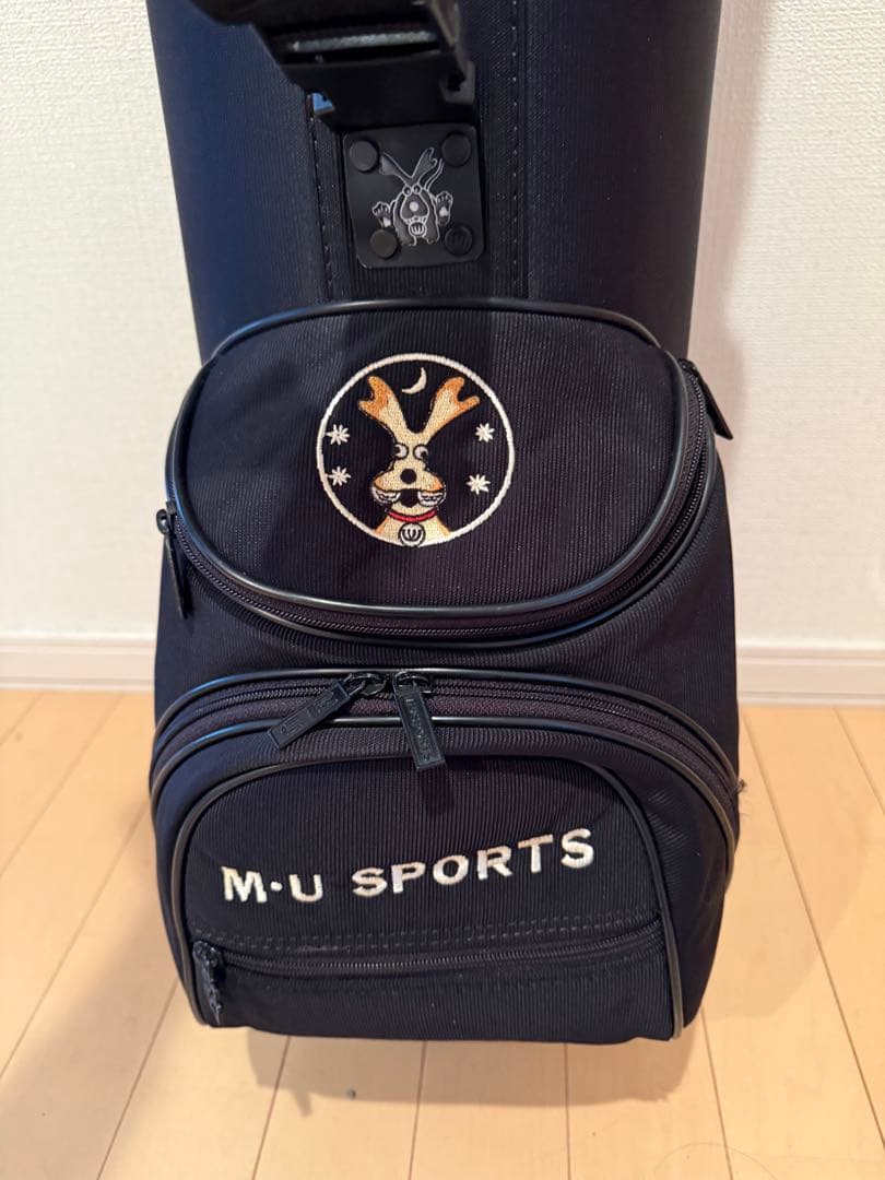 【PURU】M.U SPORTS レディースキャディバッグ（ブラック）